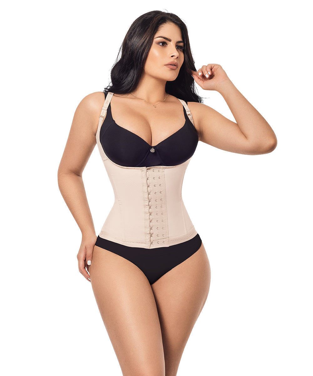 Faja chaleco colombiana: Back support waist trainer ( Ref. O-060 )