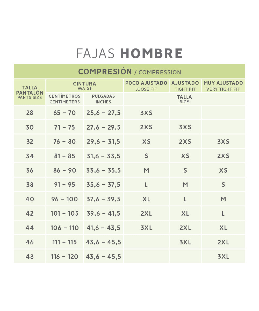 Faja Chaleco Postquirúrgica para Hombre : Control Abdominal para Uso Diario ( Ref. H-002 / H-005 )